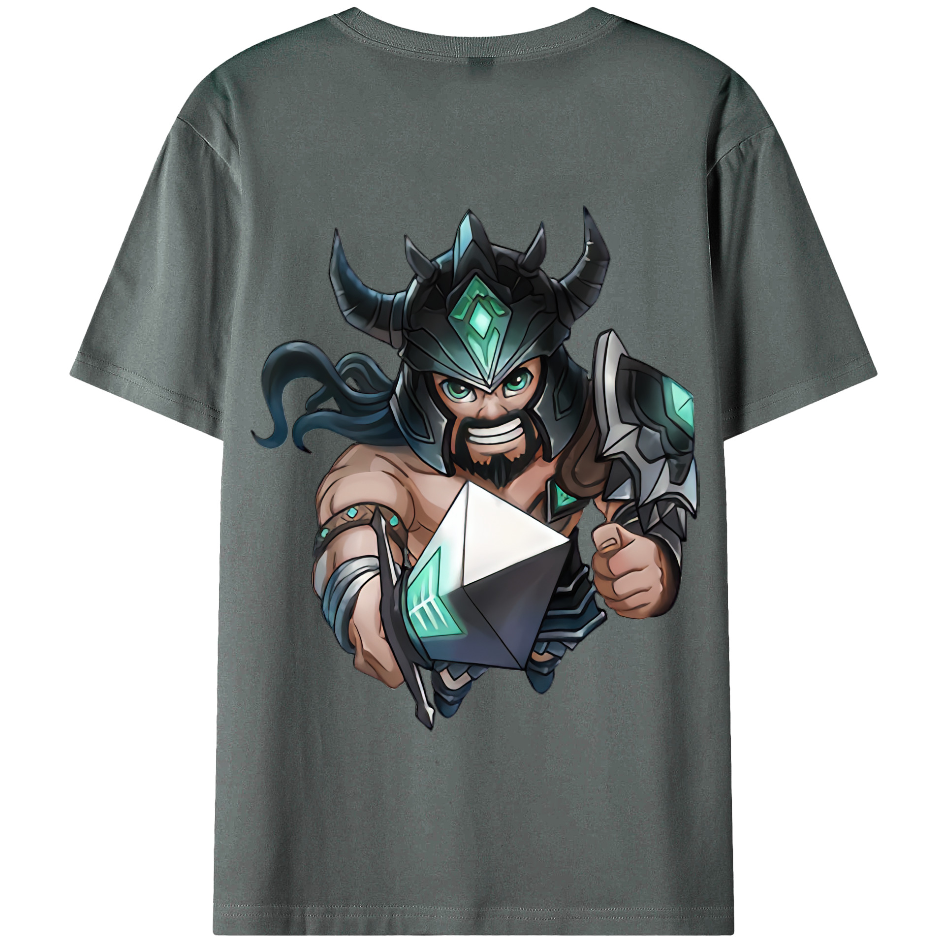 リーグ・オブ・レジェンド League of Legends LOL 綿100％半袖Tシャツ（背面プリント）